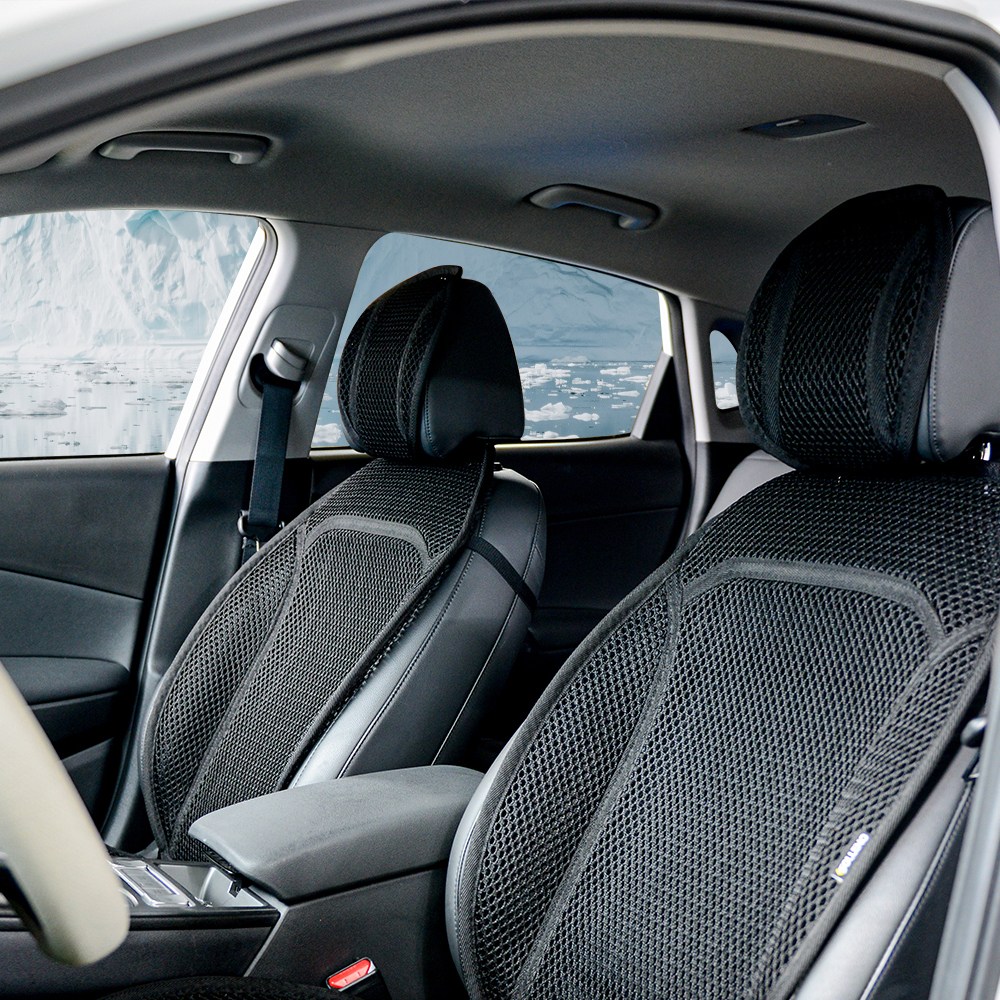 설레노 3D 에어매쉬 통풍시트 가죽 자동차 버켓 시트커버 교체 1P, BLACK, 1개 24,880원