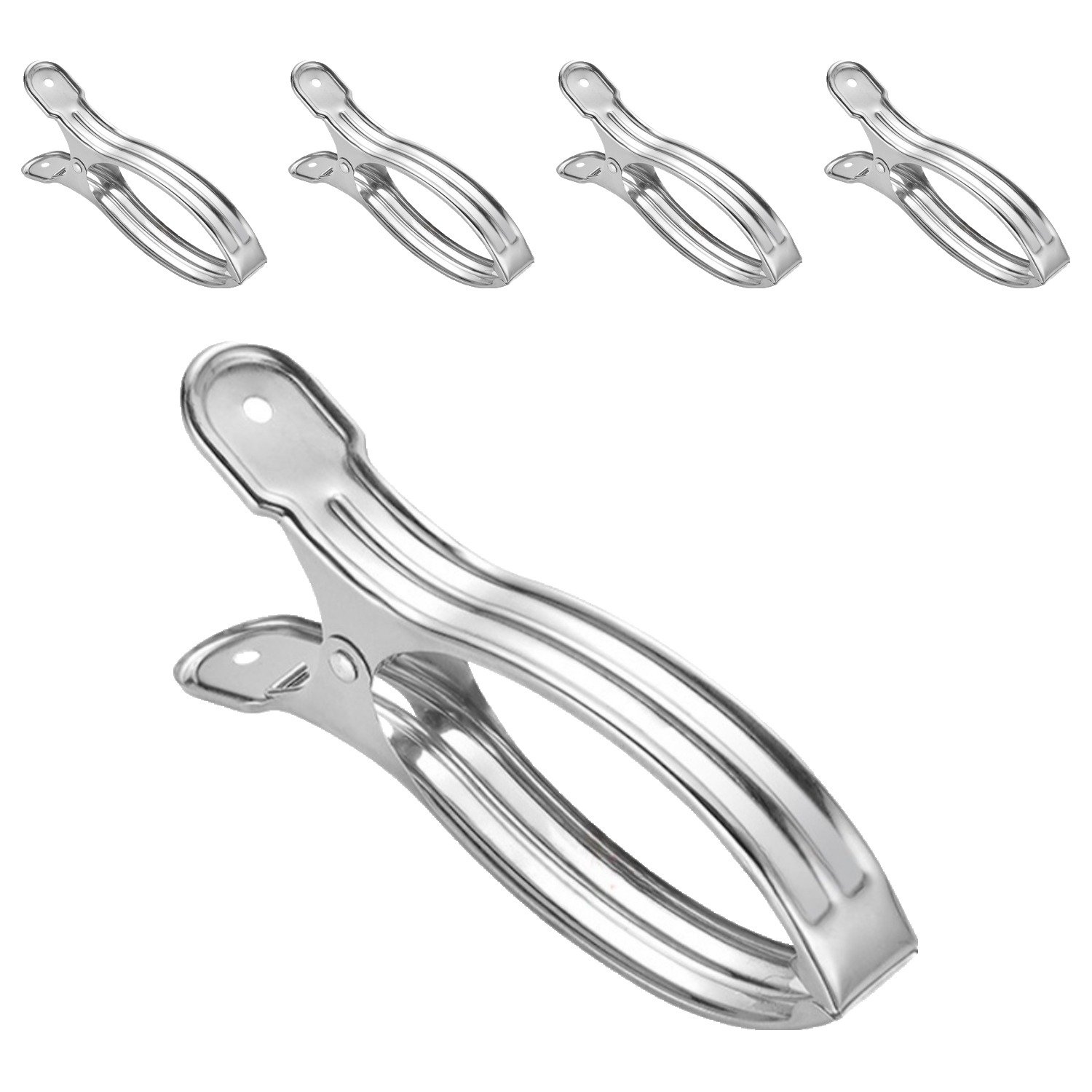 해피굿즈 다용도 고급 빨래집게, 스테인리스16cm, 5개 9,500원