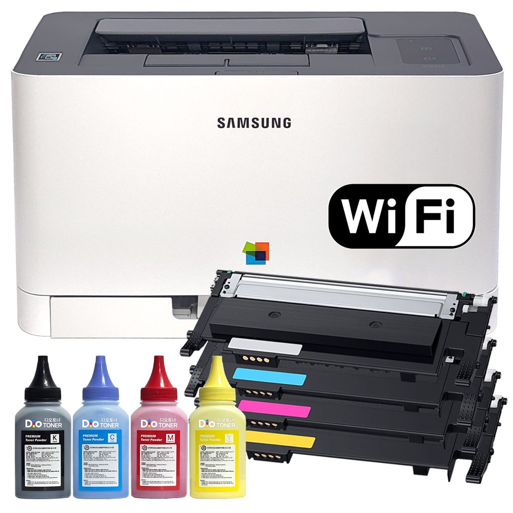 무한프린터 개조 삼성 레이저프린터 SL-C513 SL-C513W 무한토너+리필파우더 풀세트 프린트기, 무한프린터 258,000원