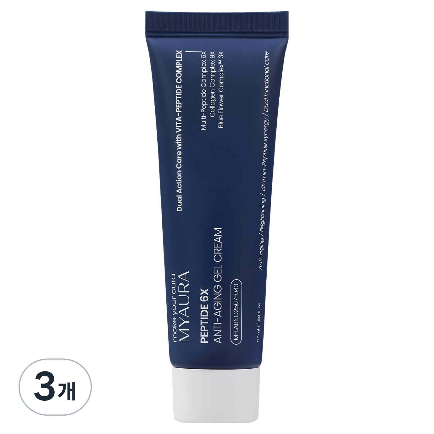 미아우라 펩타이드 6X 안티에이징 젤 크림, 50ml, 3개 51,300원