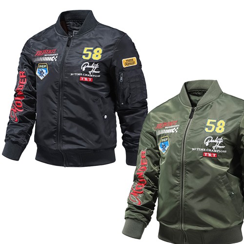 기사미 패치 항공점퍼, 라이더, 밀리터리 캠핑,아웃도어자켓 나일론소재 CJ00241 Black ,Green 68,600원