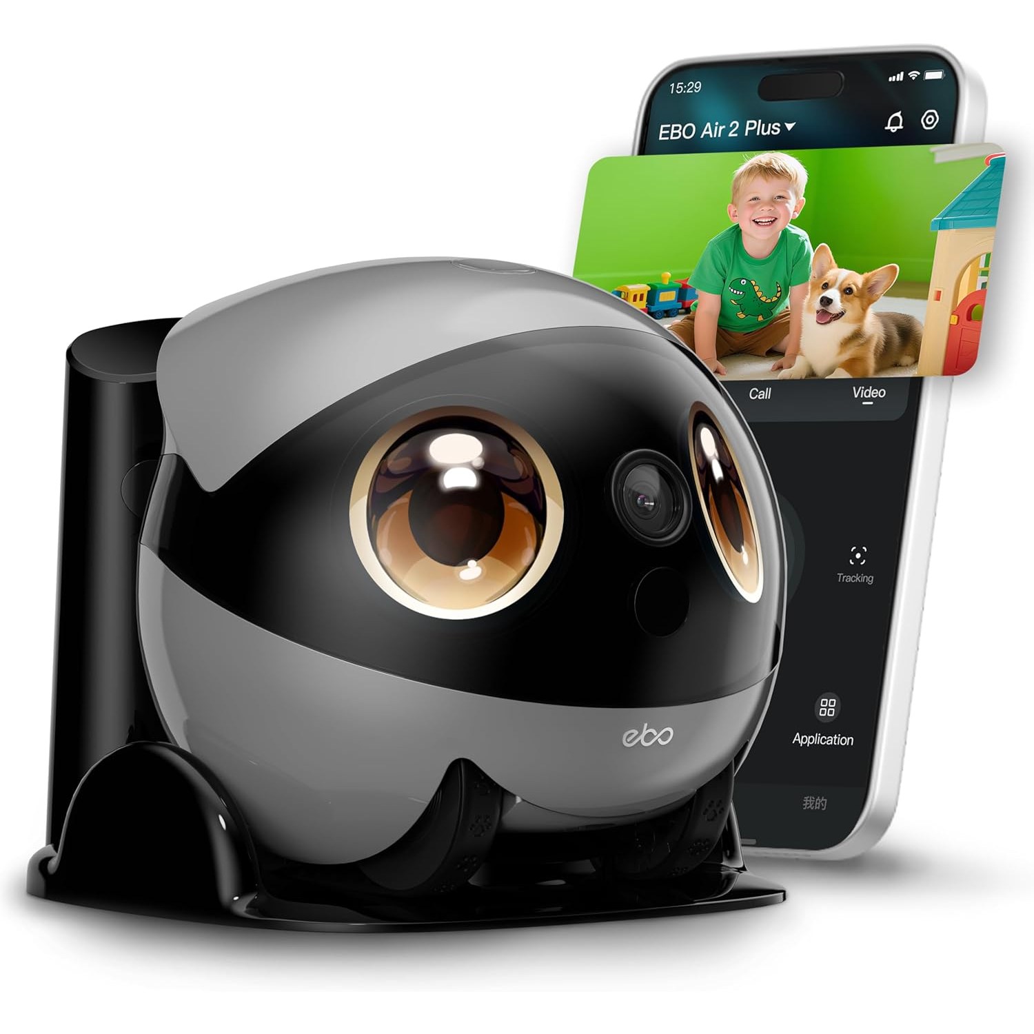 에나봇 EBO AIR 2 PLUS ChatGPT 프리미엄 무선 CCTV 반려견 홈캠 펫캠 649,000원