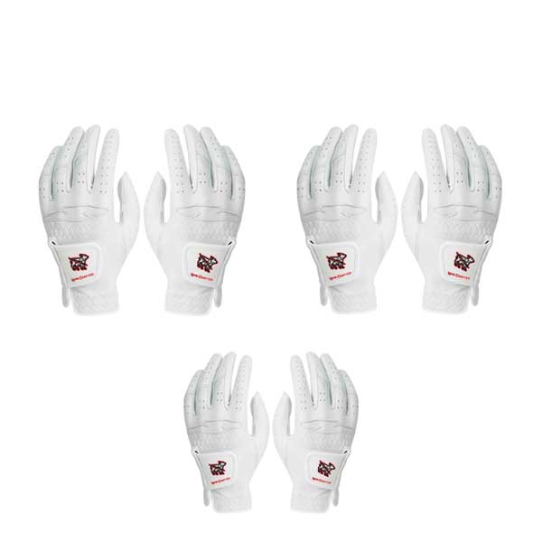 램크래프티드 프리미엄 양손 양피 골프장갑 여성용 3장1세트, 화이트 39,900원