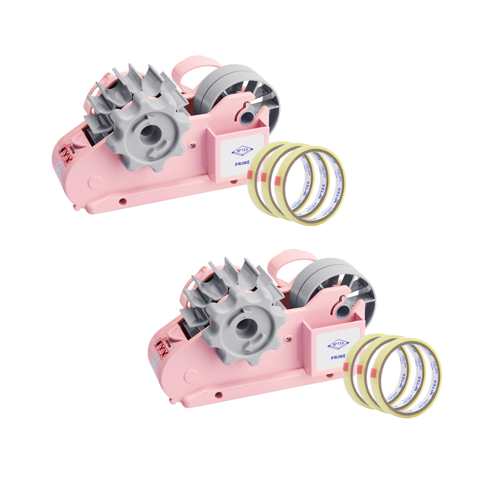 모텍스 테이프 디스펜서 프라임 3호 2p x 테이프 6p 세트, 라이트핑크, 1세트 45,000원