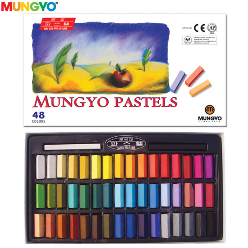 [문교] 일반 사각 파스텔 48색 지함 MPS-48, 48색 4,480원