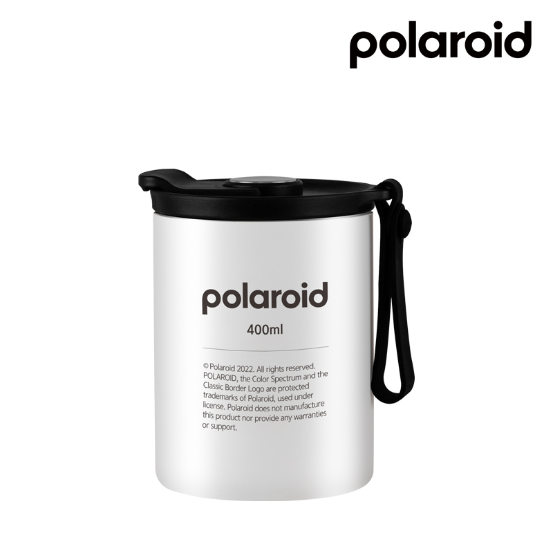 폴라로이드 라벨 실리콘 스트랩 텀블러 400ml, 1개, 400ml 26,900원