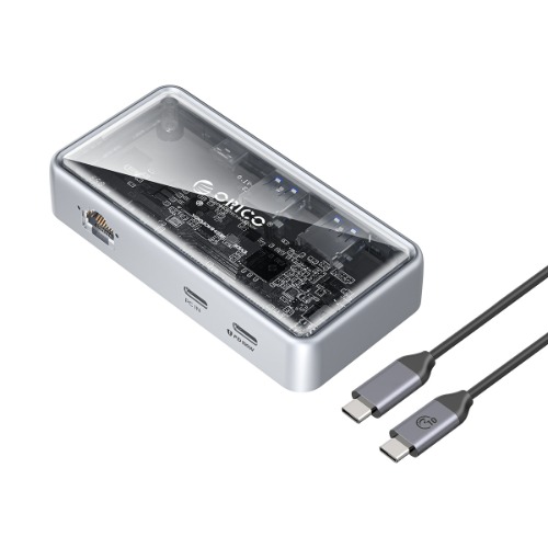 [오리코 국내 대리점] ORICO TM10-6CP C타입 6 in 1 멀티허브 USB3.2 PD100W RJ45 HDMI 118,500원