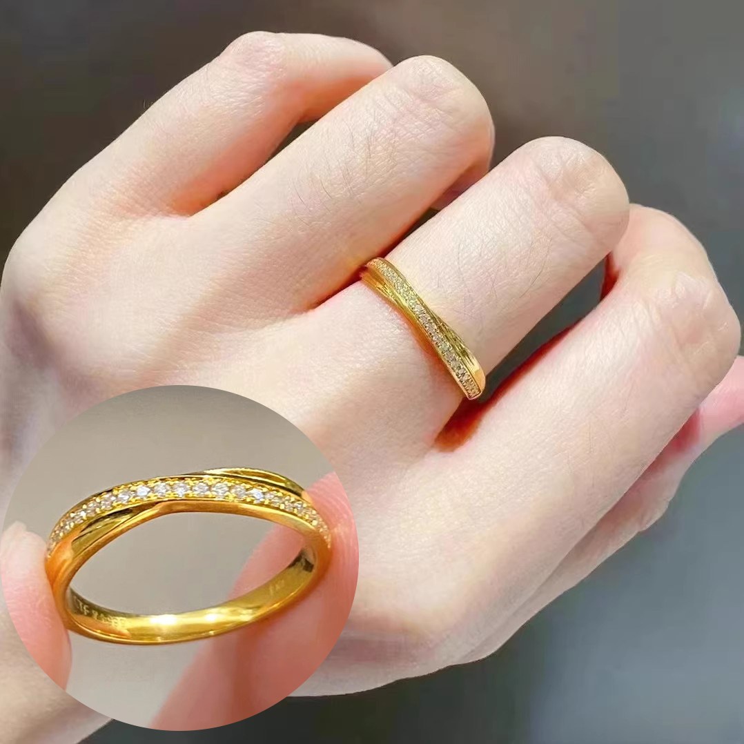 NXNA 18K골드 큐빅 패션 반지 여 쥬얼리 BLCZW-JZ009,발암물질 미포함,도금 85,000원