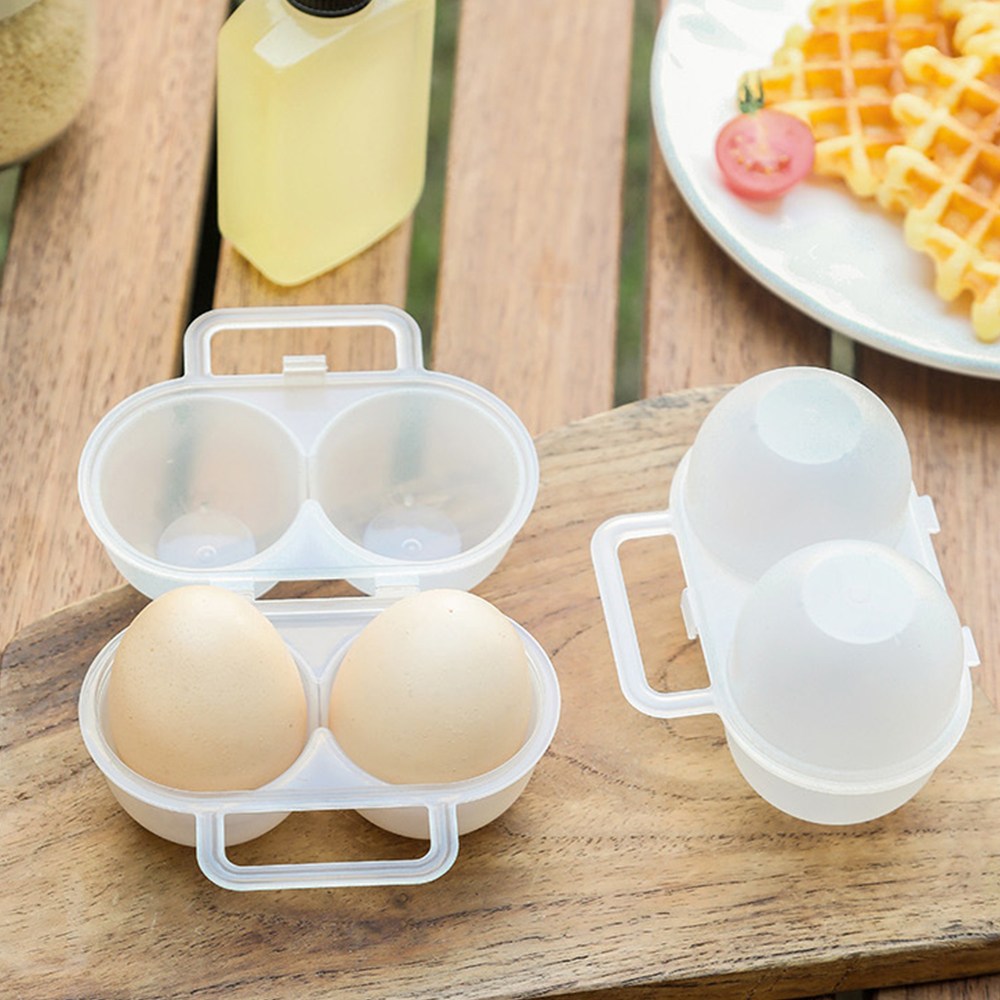 라라공방 피크닉 캠핑 휴대용 계란 케이스 2구 2p세트, 1개 4,790원