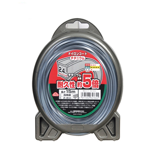 [대교종합기계]후지와라 프랑스 정품 사각 예초기 나일론끈 2.4mm 15M/657650, 1개 13,000원