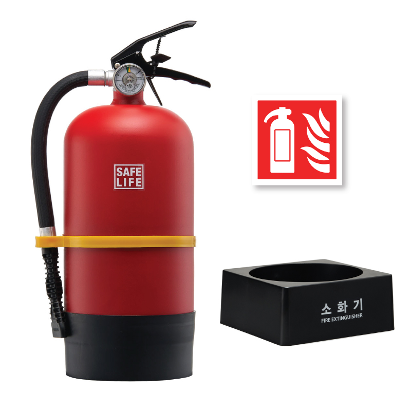 세이프라이프 Z33 ABC 분말소화기 3.3kg 레드 받침대 SET, 1개, 혼합색상 37,370원