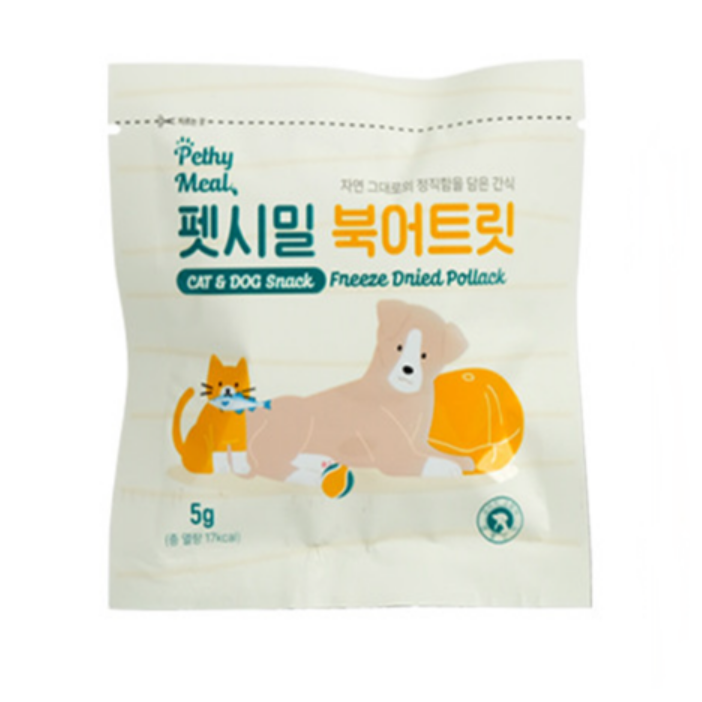 펫시밀 동결건조 북어트릿 5g - 산책용 20팩+1팩, 1개, 5g, 북어트릿 178,000원