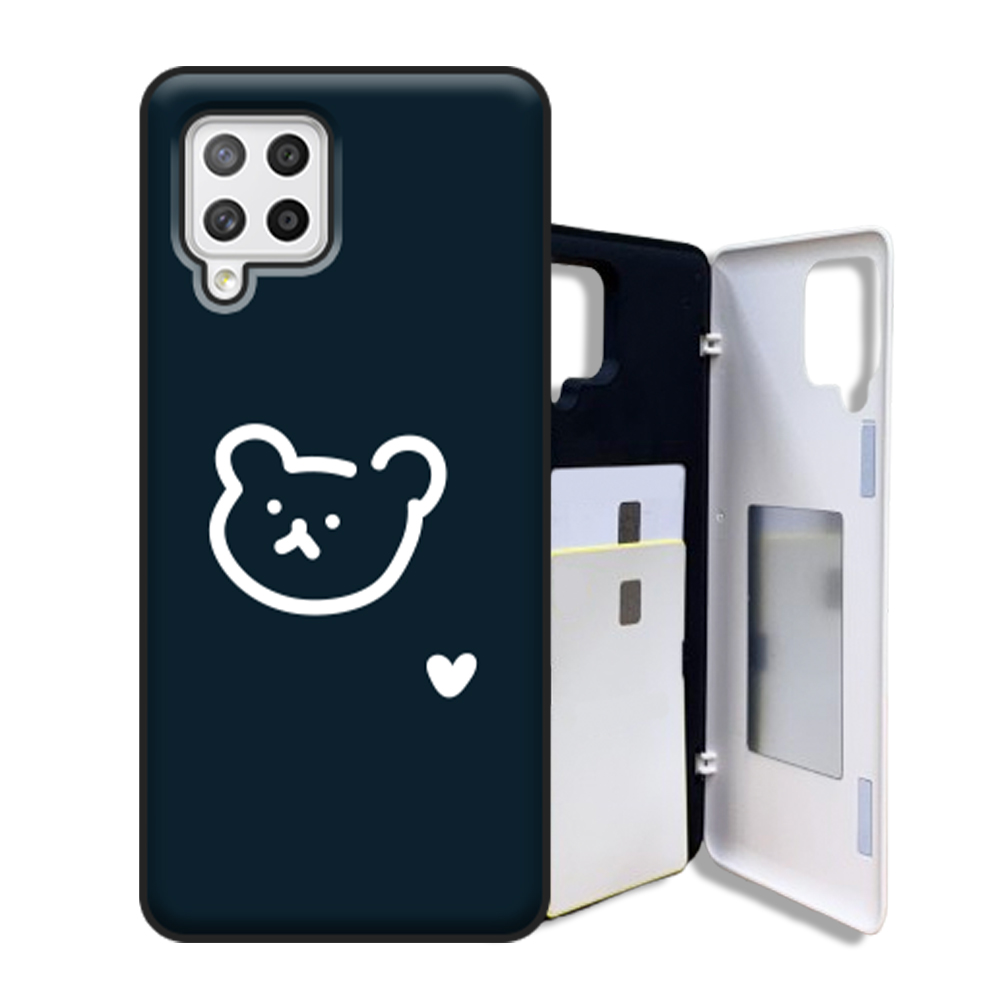 휘케이스 고양이 고야 곰돌이 고마 디자인 갤럭시 A시리즈 카드 2장 수납 마그네틱 도어범퍼 케이스 17,900원