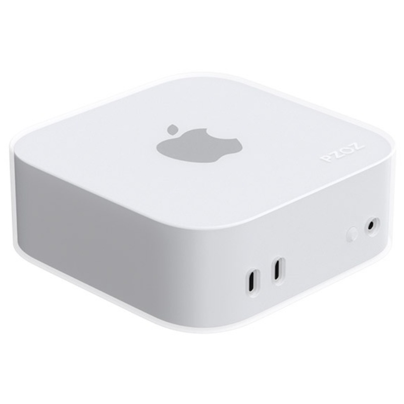 PZOZ 맥미니 M4 케이스 실리카겔 휴대용 Mac mini M4Pro, 반투명 16,800원