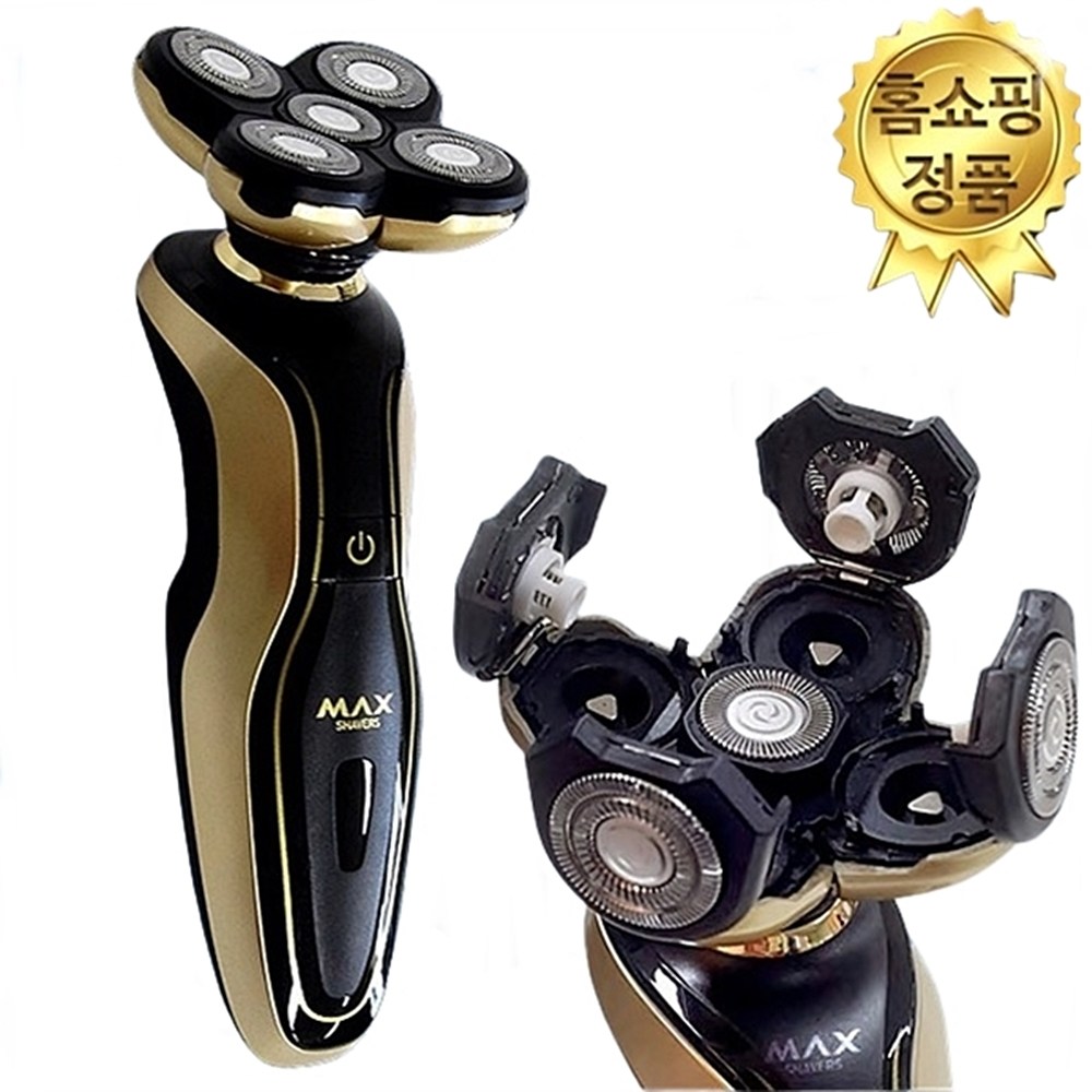 TV홈쇼핑 맥스 면도기 5헤드 생활 방수 입체 전기면도기 59,800원