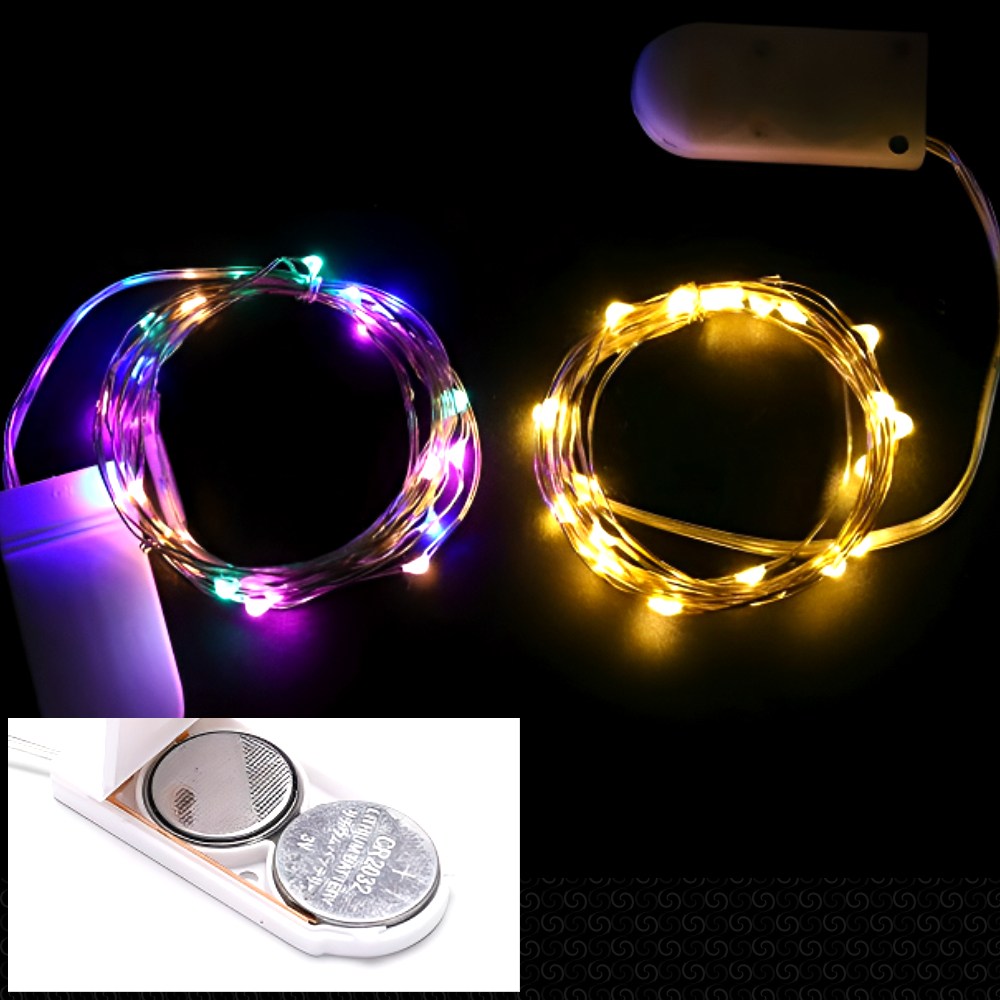 루엔샵 DIY LED 전구 줄조명 와이어 1M, 2M, 3M 5M 트리장식 2,500원