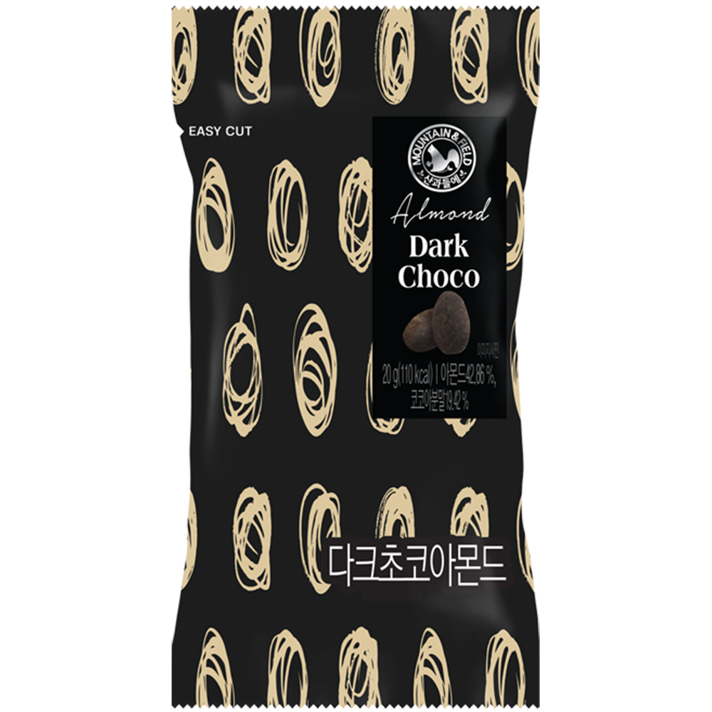 산과들에 다크 초콜릿 아몬드 20g 초코볼, 20g, 30개 17,280원