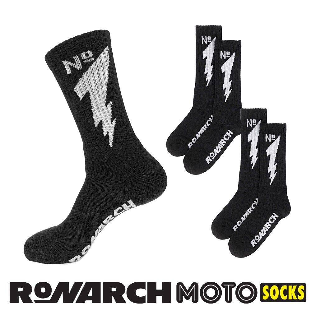 로나크 모토삭스 라이트닝 넘버원 (발목보호) 남여공용 두꺼운 쿠션양말 1~3족 스포츠 프리미엄 장목양말, 카라비너포함, 2개 20,800원