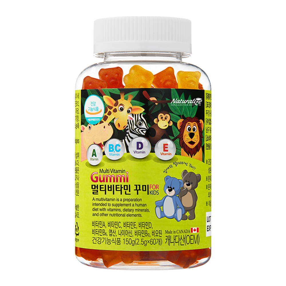 네추럴라이즈 멀티비타민 꾸미, 60정, 1개 12,900원