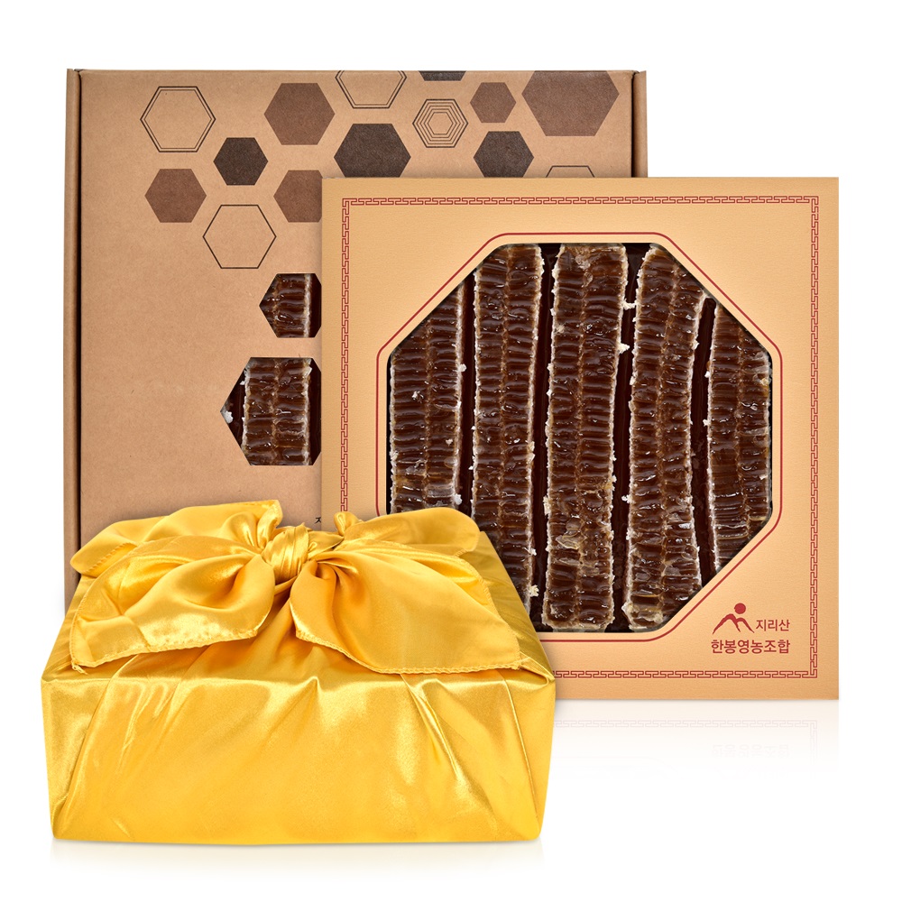 지리산 한봉 영농조합  벌집꿀 + 보자기 선물세트 59,900원