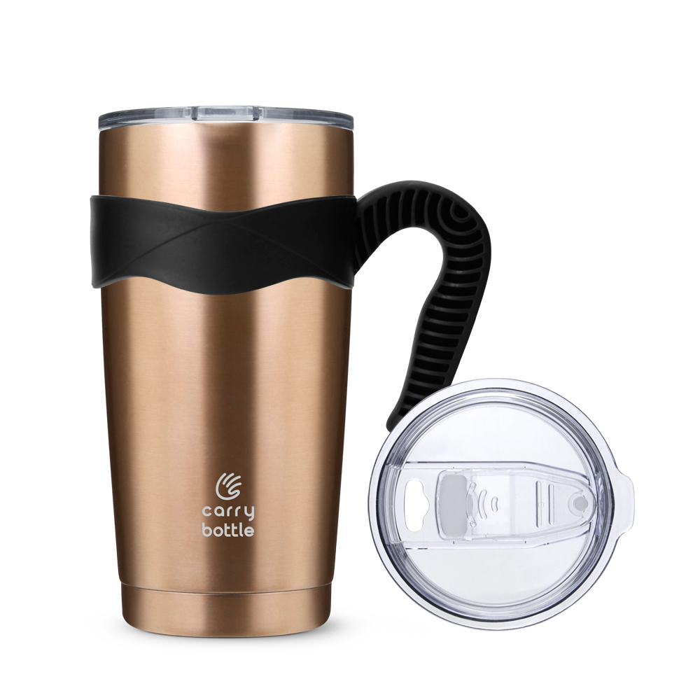 캐리보틀 스탠다드 스테인레스 보온보냉 텀블러 + 전용 손잡이 12,580원