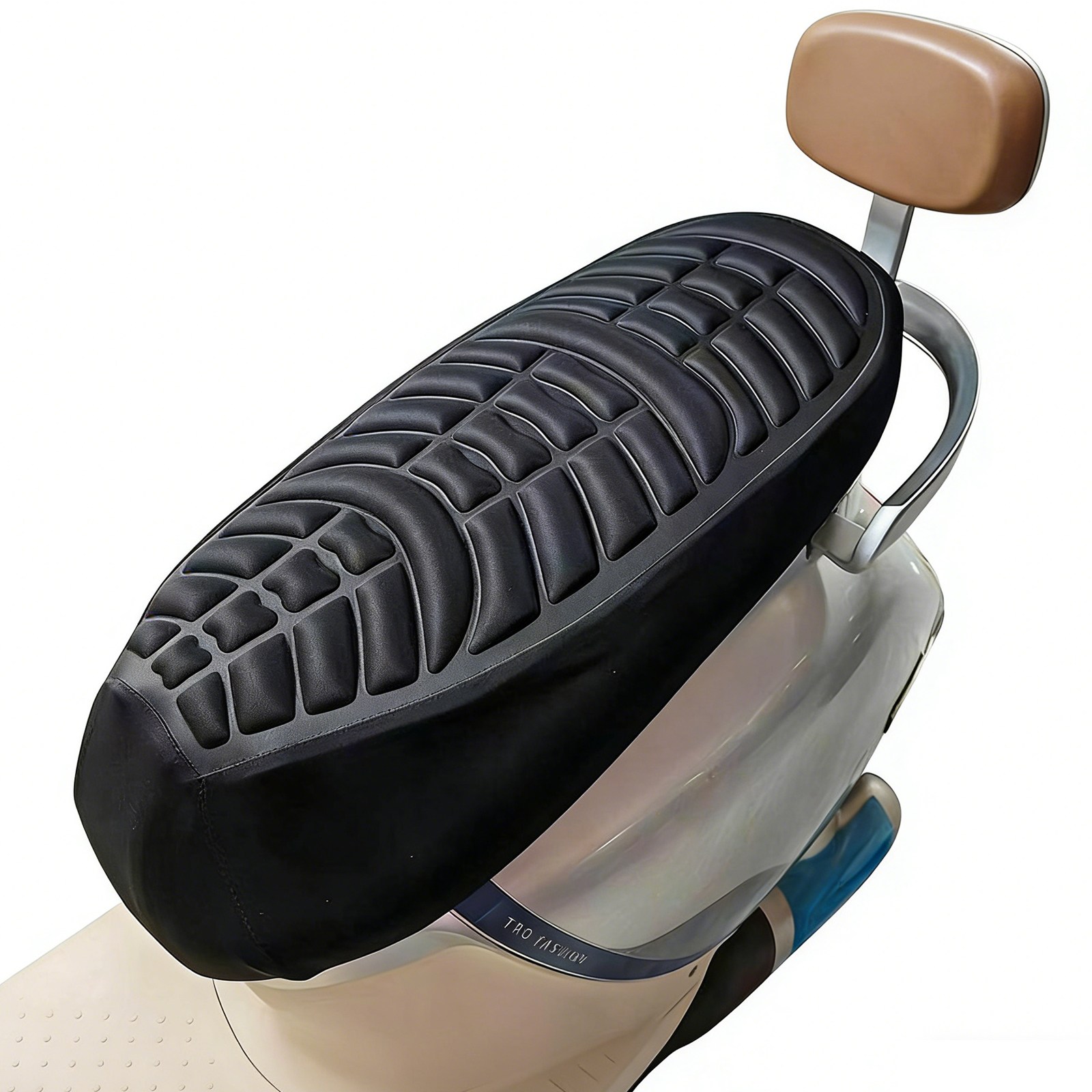 SEAMETAL 신형 3D 고탄력 두꺼운 오토바이 쿠션 방석 통풍 쿨링 시트 커버, 블랙, 1개 14,000원