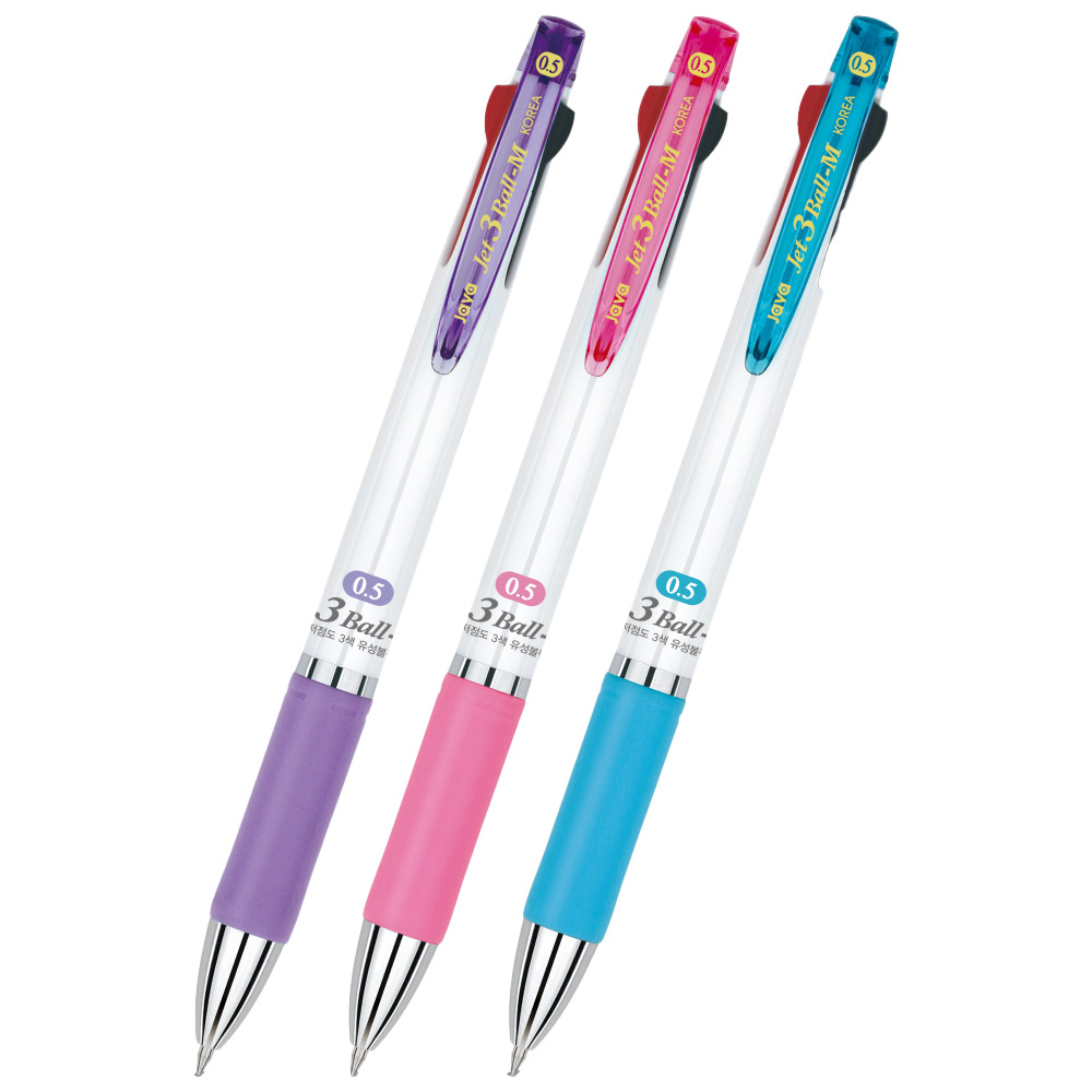 자바 제트3볼M 0.5mm 볼펜 메탈릭 낱개, 블루 1,950원