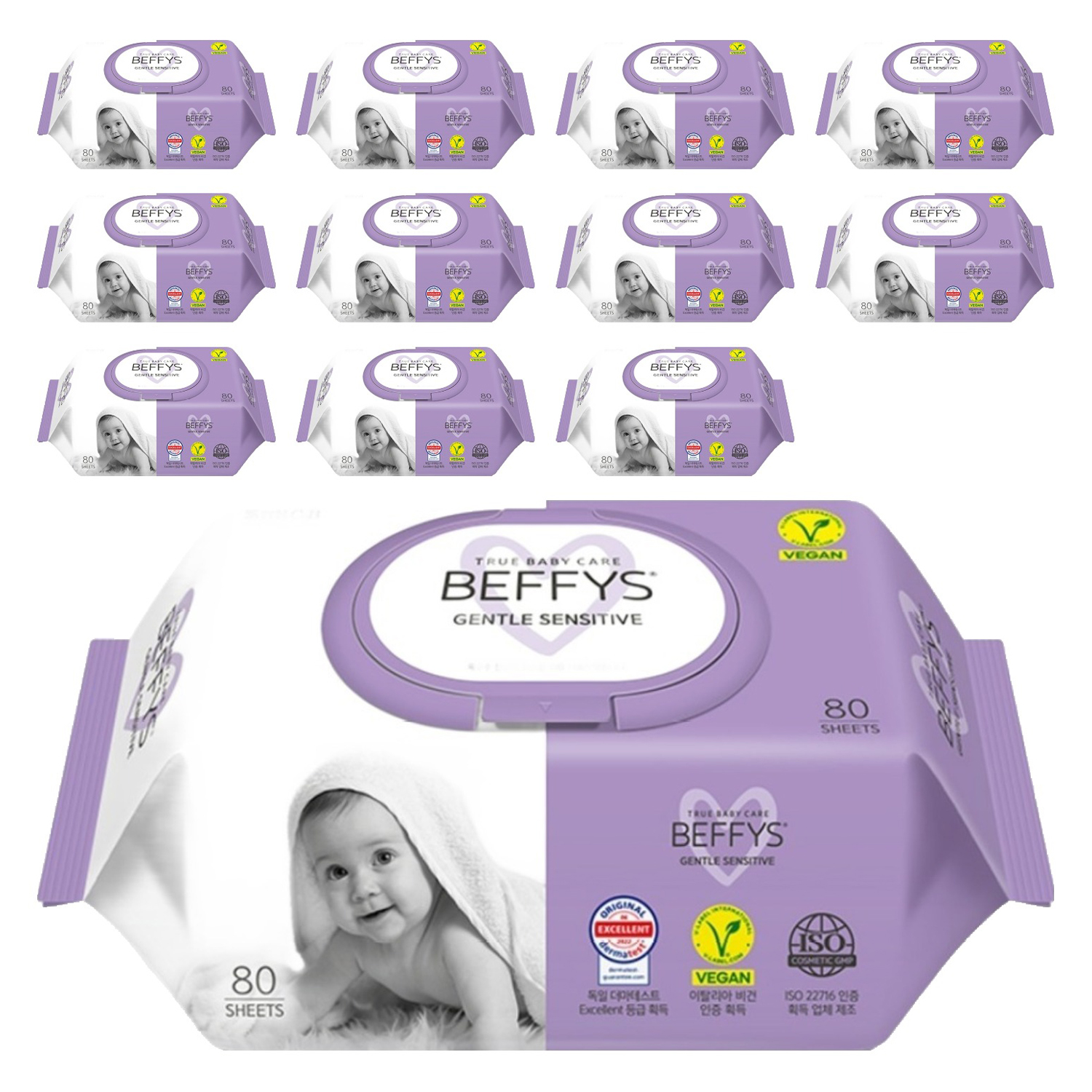 베피스 젠틀 센시티브 유아물티슈 캡형 12,290원