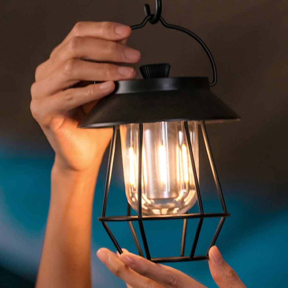 플랜룩스 모티그 LED 무선 충전식 감성 캠핑랜턴, 블랙, 1개 29,800원