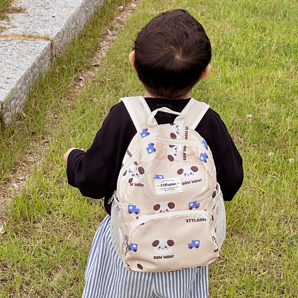 에뜨람 KC인증 아기 미아방지 가방 유아 트랜스폼 백팩 키즈 돌 여행 미아방지끈, 1개, 브룸 퍼피_미아방지 가방 23,000원