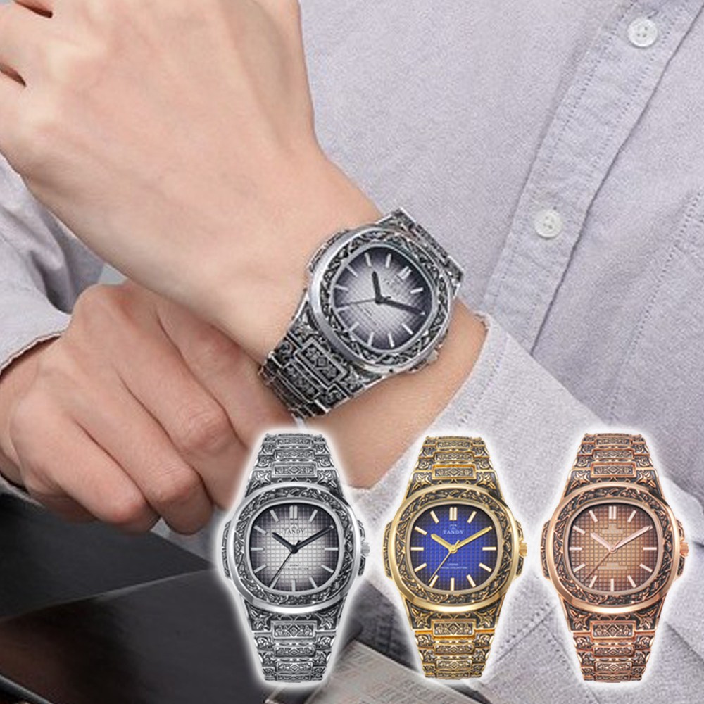 애드크로스 탠디 인그레이빙라인 패션 잡화 명품 탠디 비즈니스 남성시계 손목 워치 T-6295 WH GD RB 490,000원