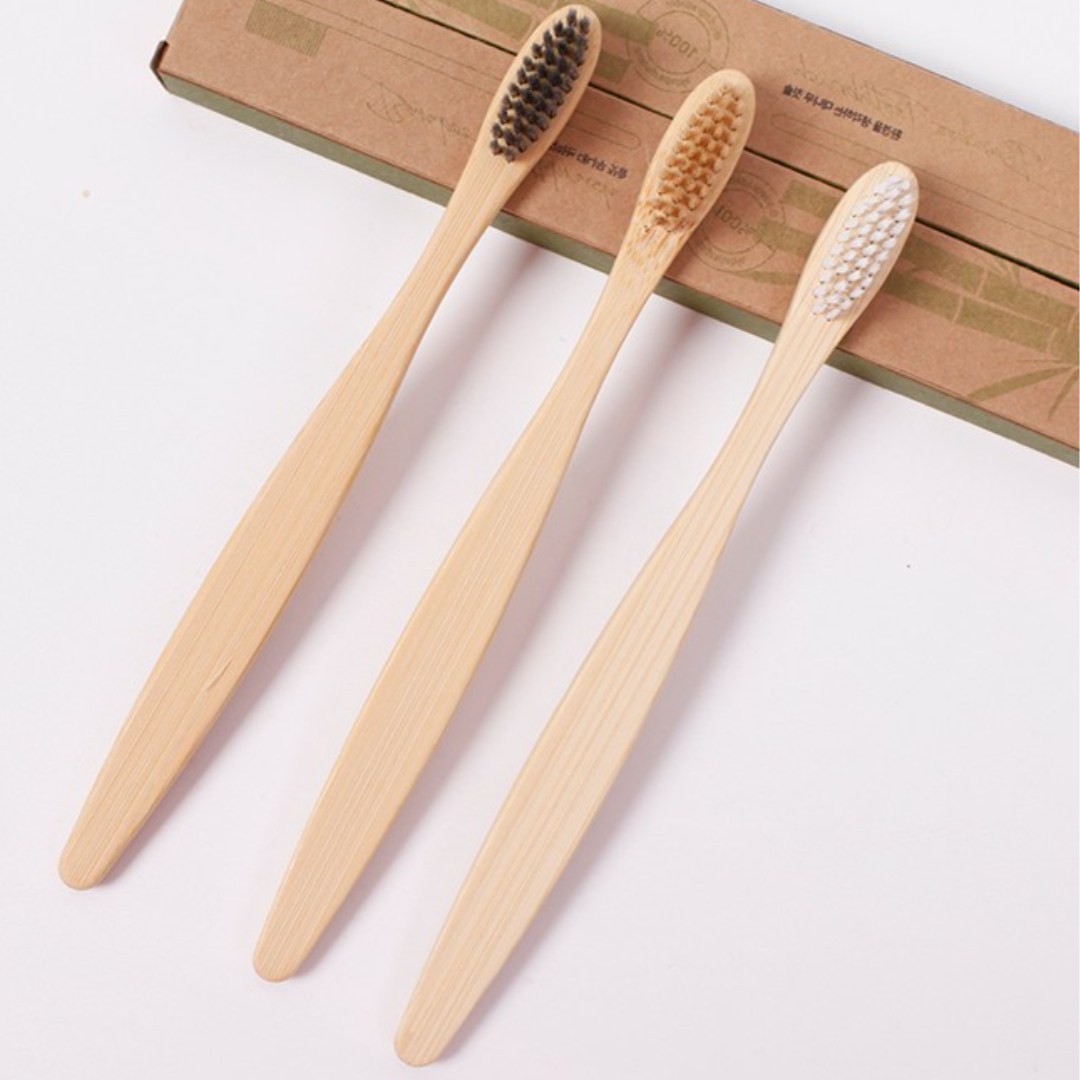 이븐스 자연으로 대나무 칫솔 제로웨이스트 공용, 1세트, 30개입, 대나무 누렁이 12,900원