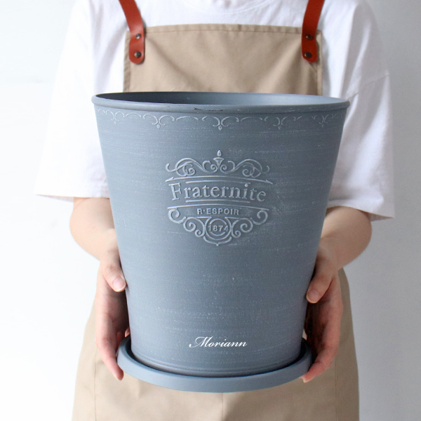 모리앤 쁘레따 빈티지 플라스틱분 + 받침 원형 2526, 블루, 1개 15,900원