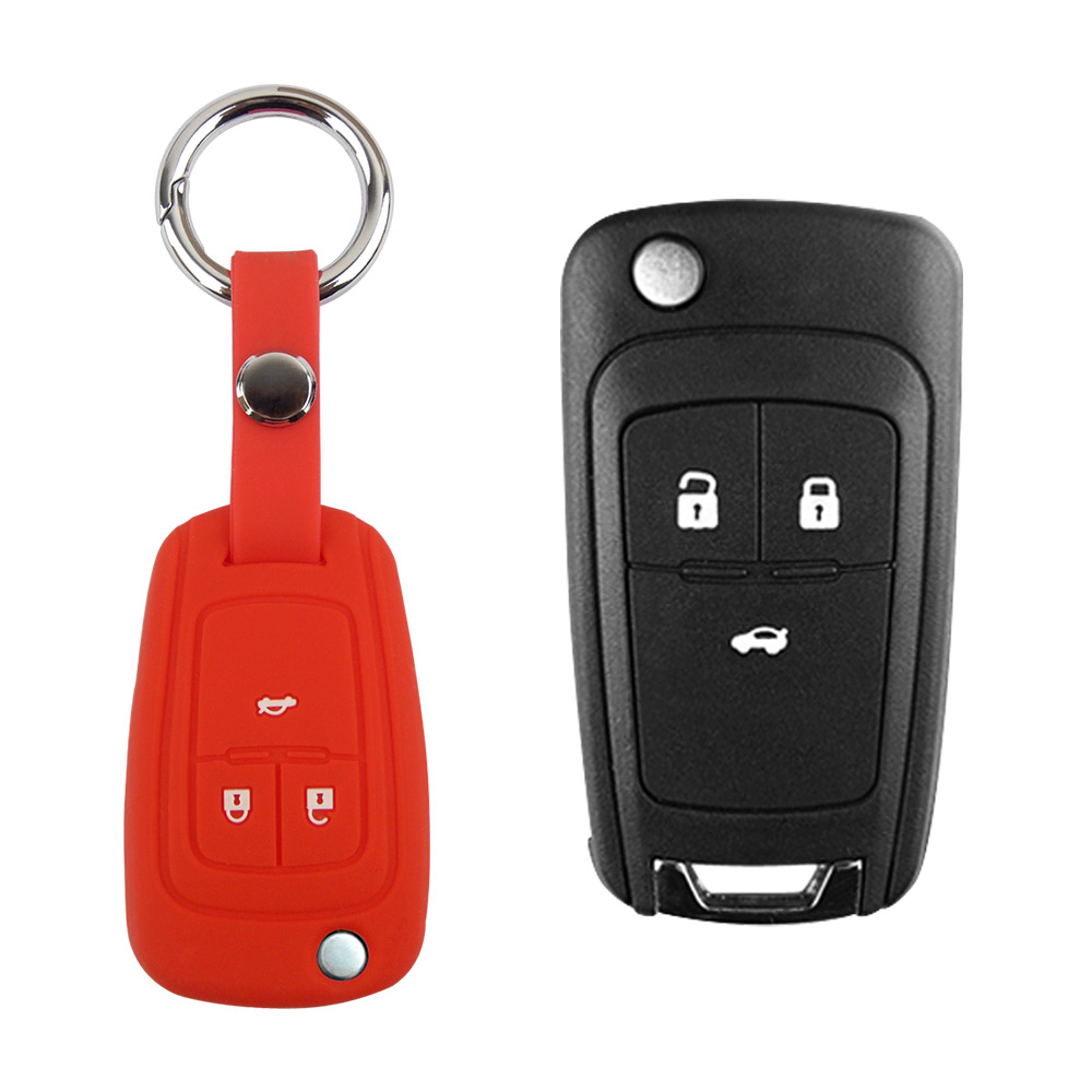 더조은셀러 쉐보레 말리부 크루즈 뉴 스파크 라세티 프리미어 올란도 트랙스 호환 스마트키 키링+키홀더 실리콘 케이스 key-24 키홀더 8,900원