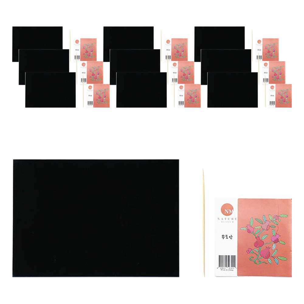 민화샵 무도안 스크래치페이퍼, 혼합색상, 10개 14,000원