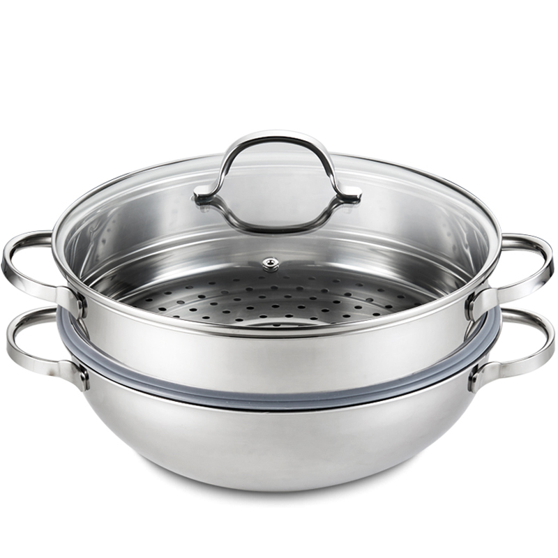 한일스텐레스 오딘 통3중 궁중 전골 찜기 + 유리 뚜껑 + 스티머 세트 127,550원