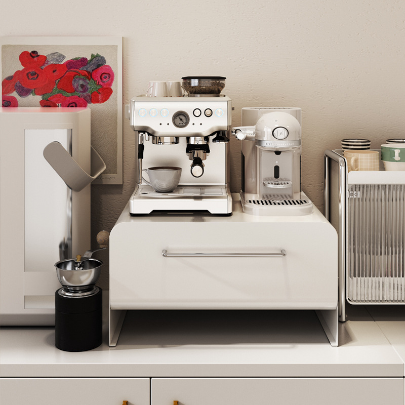 호랑소랑 슬림 틈새 양념통선반 슬라이딩수납함 주방 컵정리대 서랍형 화이트 59,900원