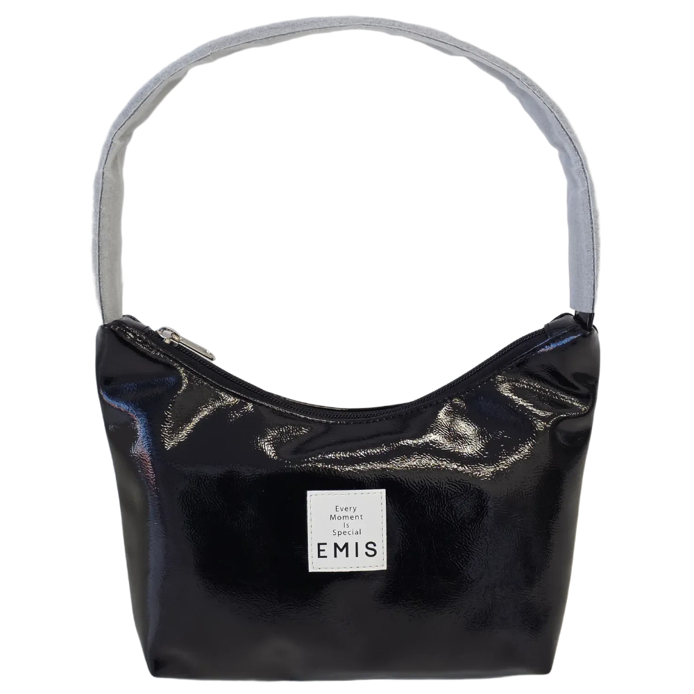 이미스 뉴 에나멜 호보백 블랙 숄더 가방 77,900원