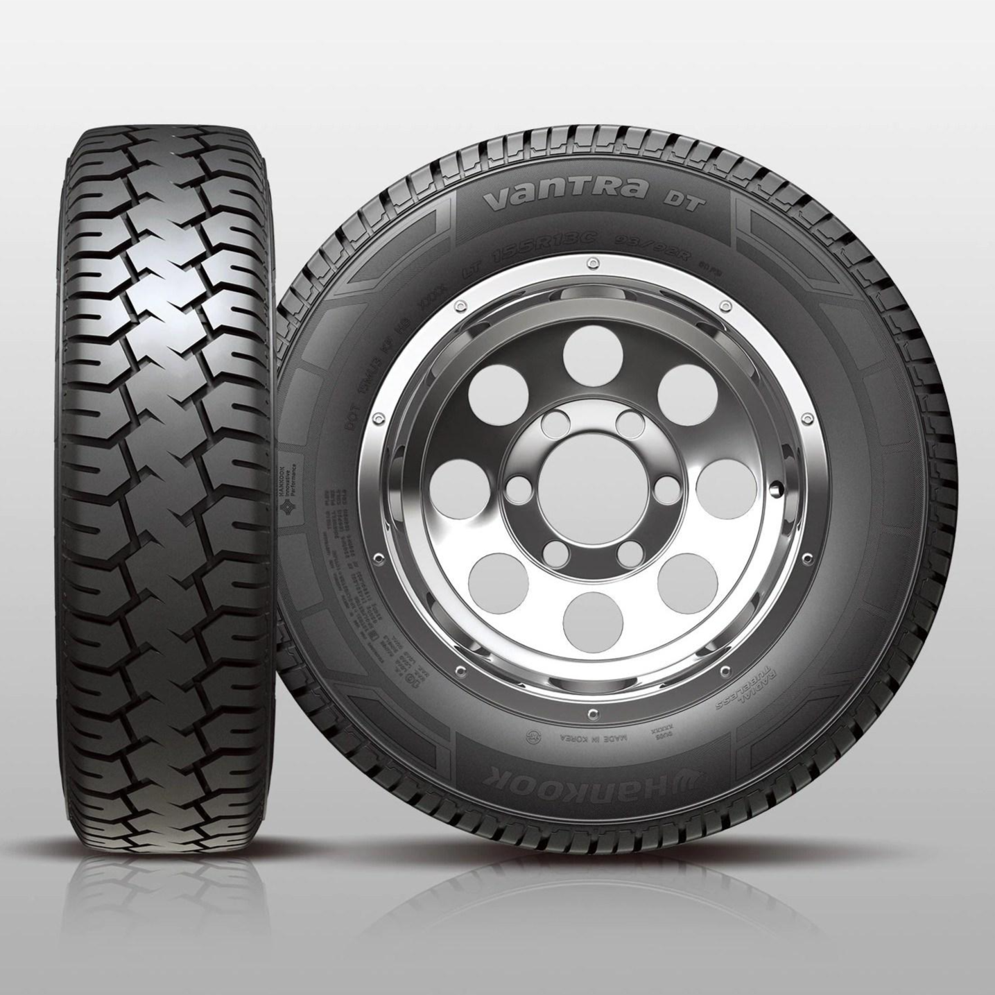 한국타이어550 13 8PR 봉고1.2톤 봉고1.4톤 뒤타이어 밴트라DT DU05 55013 8PR 후륜타이어 복륜타이어, 장착 미포함, 1개 65,900원