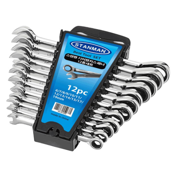 스탠맨 기어 렌치 스패너 12종 세트 39,900원