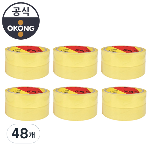 오공 중포장 문구 물레방아 리필용 사무용 OPP테이프 24mm x 20m 14,600원