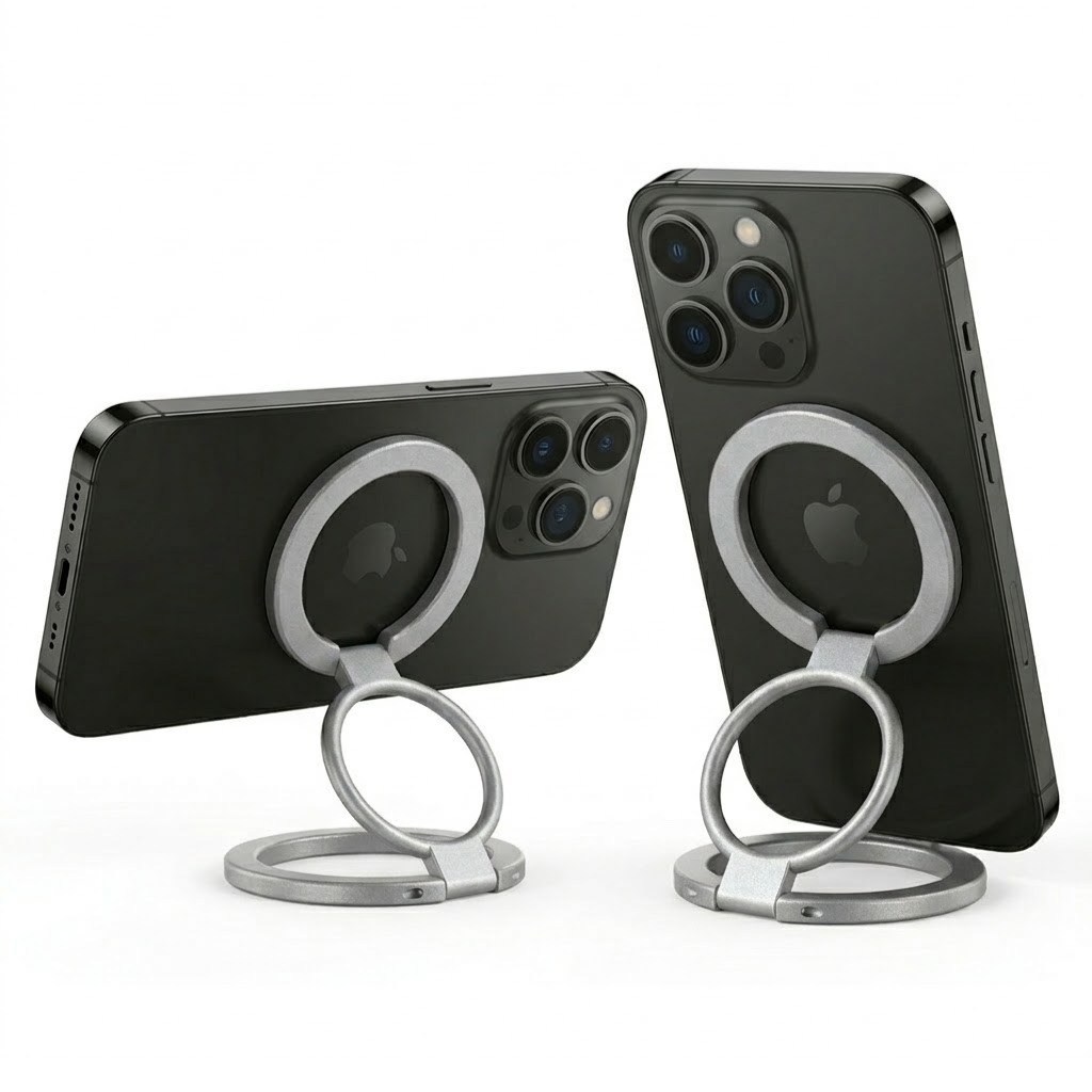 LUPIC 맥세이프 그립톡 마그네틱 양면자석 링홀더, 1개, 실버 23,900원