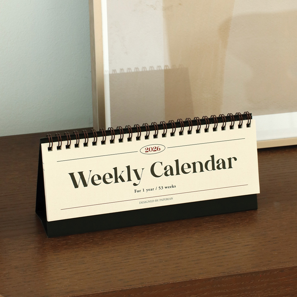 2026 리마인드 위클리 캘린더 (데스크용), 단일상품, 색상:단품 7,410원