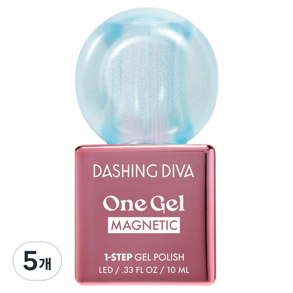 데싱디바 원젤 젤네일 마그네틱, 아쿠아베일, 10ml, 5개 111,600원