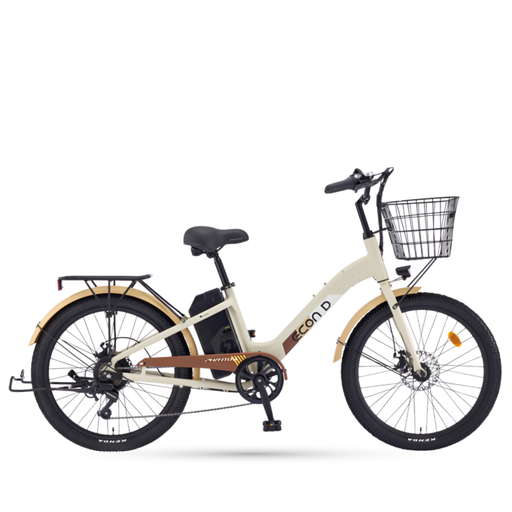 2025 삼천리 24 팬텀 이콘 D 전기자전거 출퇴근 입문용 운동용 바구니, 크림(무광), 알루미늄 950,000원