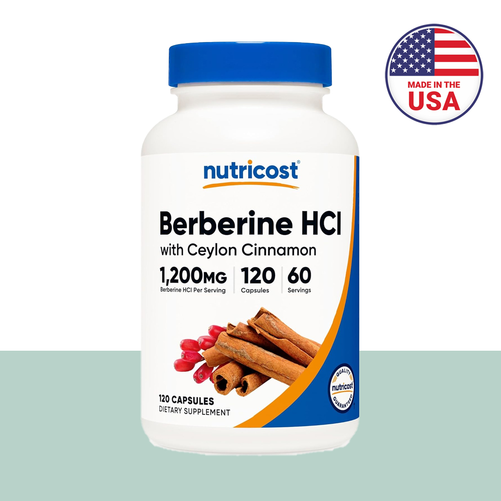 뉴트리코스트 베르베린 HCl 실론 시나몬 8주분, 120정, 1개 40,100원