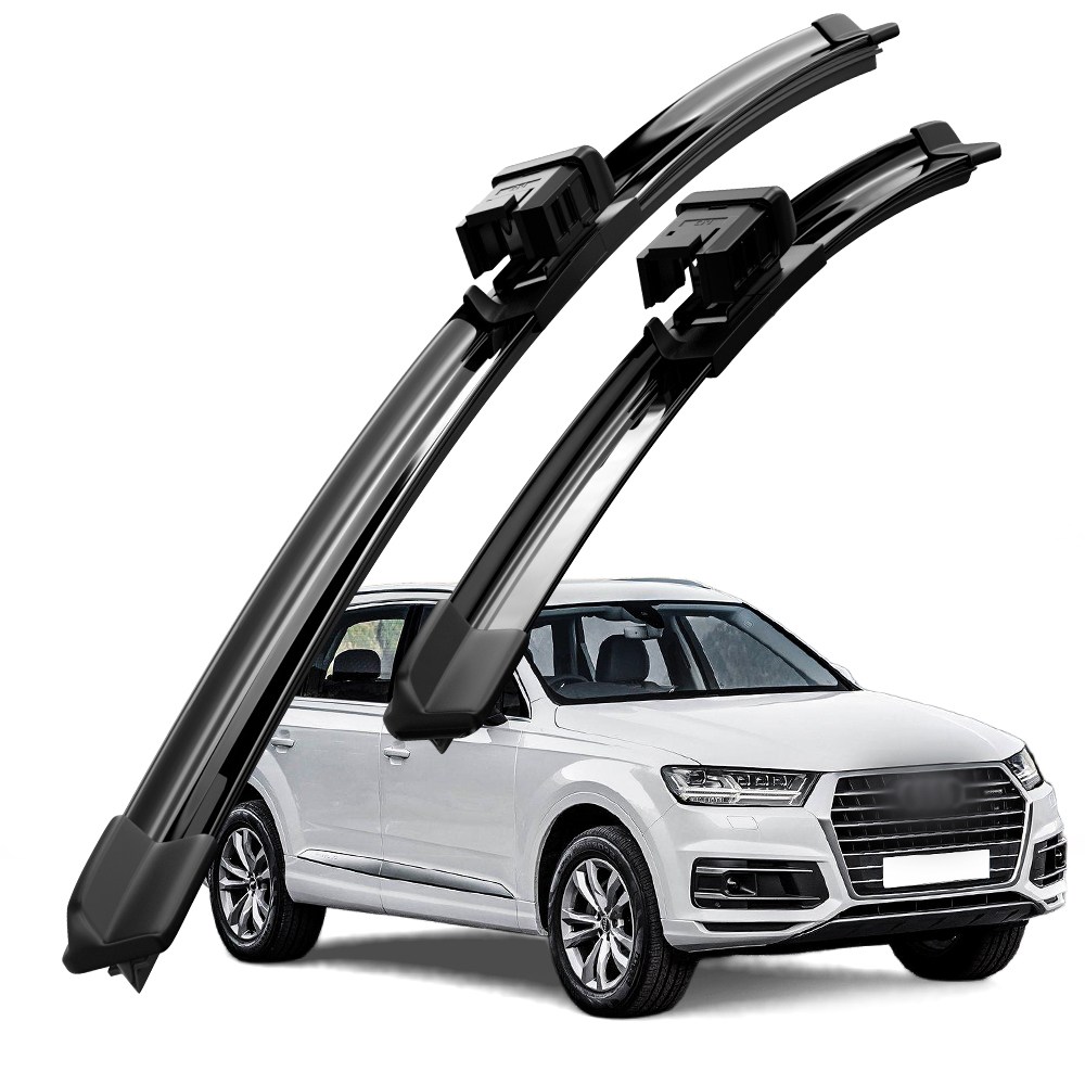 호환 아우디 Q7(4M) 2016-2025 (35TDI/45TDI/45TFSI) 와이퍼 초발수 저소음 자국 없음 전면 와이퍼 블레이드 2종 세트, Q7(4M) 2016-2025 28,600원