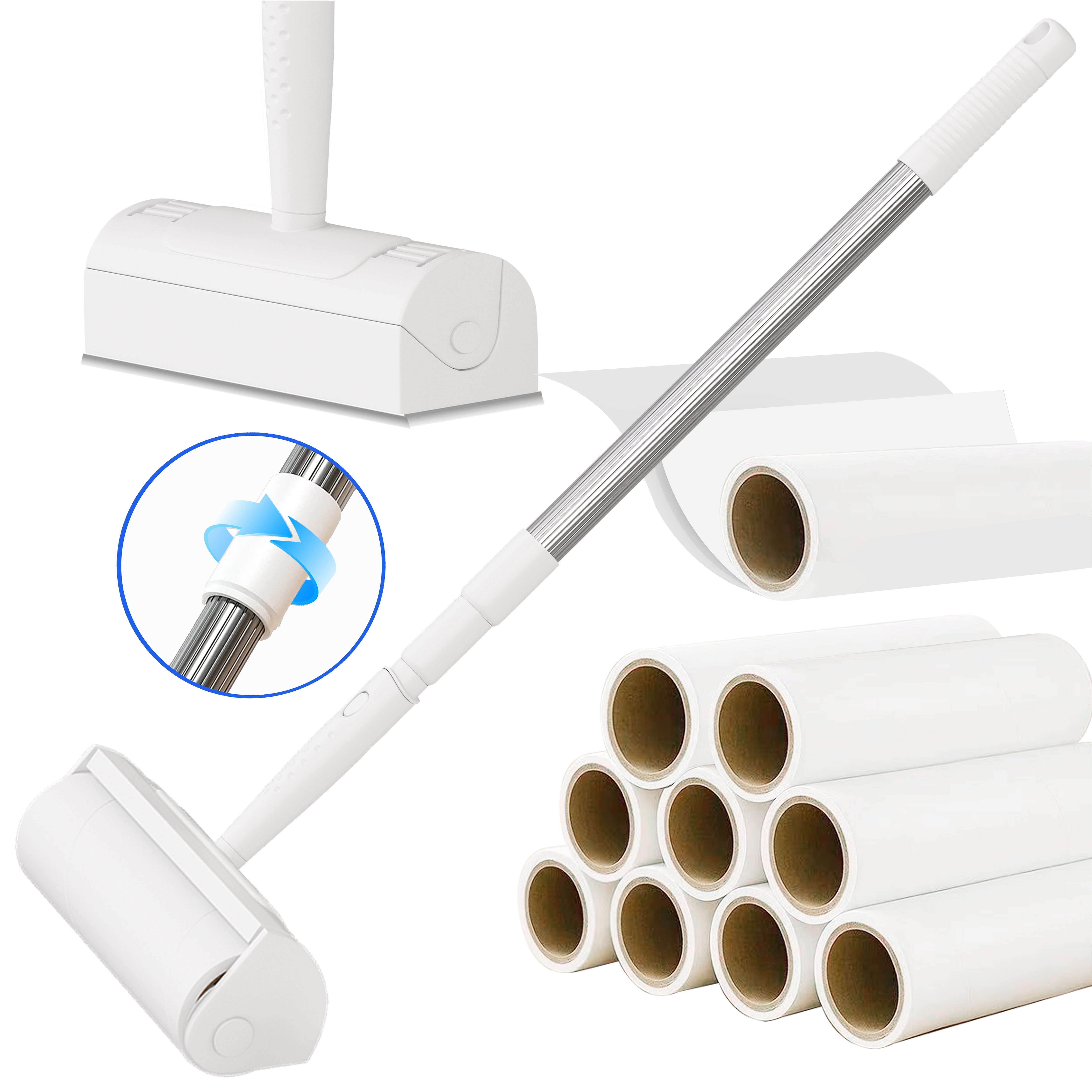 쉬리브 강력 사선컷팅스탠드형 테이프클리너 +3단 핸들+독립 방진 커버 1개 + 리필 9개 12,800원