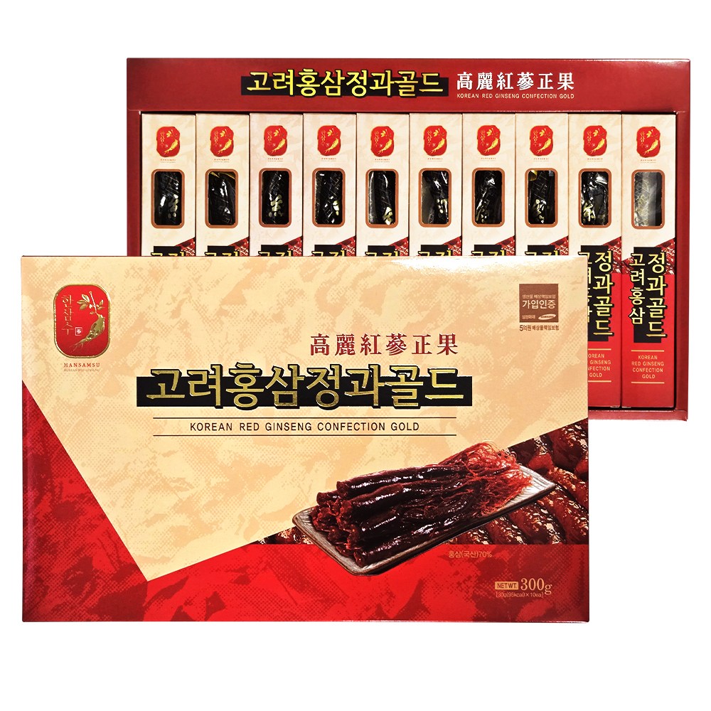 한삼수 고려 홍삼 정과 골드, 30g, 3박스 94,800원