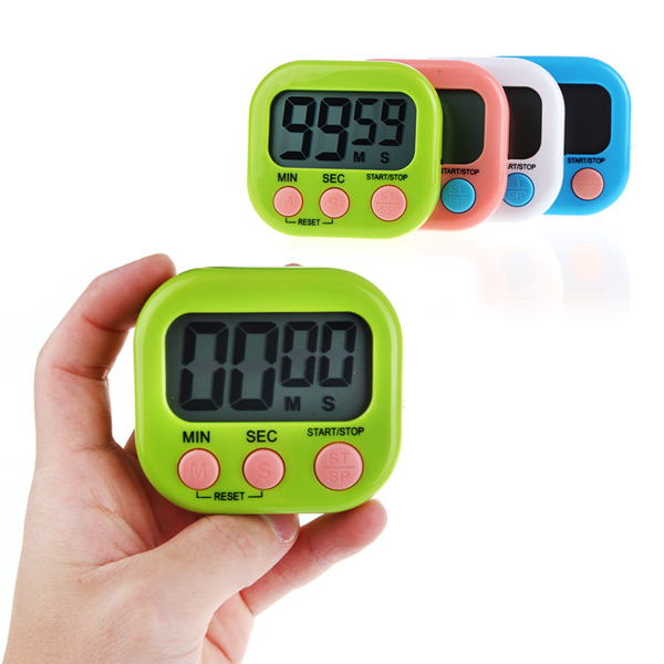 큰액정 쿠킹타이머 디지털 타이머 초시계 스탑워치, 1개, 현재가 1,400원